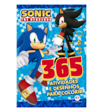 Livro 365 atividades Sonic - 365 atividades e desenhos para colorir