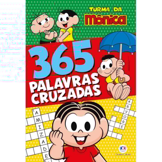 Livro 365 atividades Turma da Mônica - 365 Cruzadinhas
