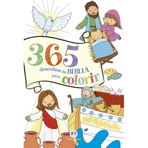 Livro 365 colorir 365 Desenhos da Bíblia para colorir