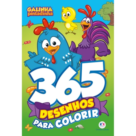 Livro 365 colorir Galinha Pintadinha - 365 Desenhos para colorir