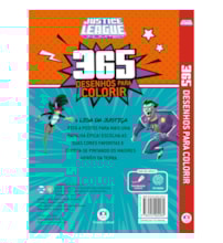 Livro 365 colorir Liga da Justiça - 365 Desenhos para colorir