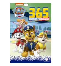 Livro 365 colorir Patrulha Canina - 365 Desenhos para colorir