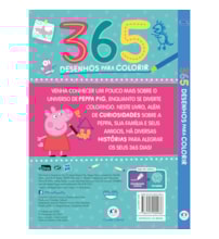 Livro 365 colorir Peppa Pig - 365 Desenhos para colorir