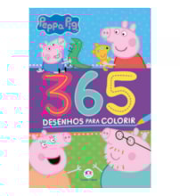 Livro 365 colorir Peppa Pig - 365 Desenhos para colorir