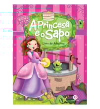 Livro Adesivos A princesa e o sapo