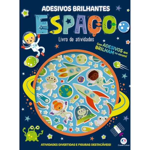 Livro Adesivos Adesivos brilhantes - Espaço