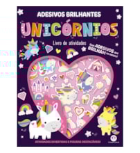 Livro Adesivos Adesivos que Brilham no Escuro Unicórnios