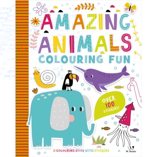 Livro Adesivos Amazing animals