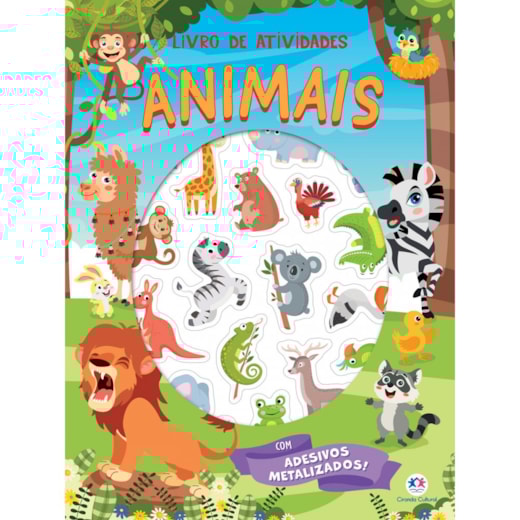Livro Adesivos Animais