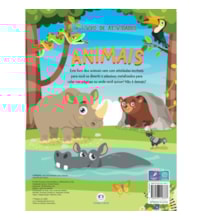 Livro Adesivos Animais