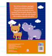 Livro Adesivos Animais da selva