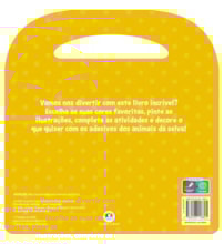 Livro Adesivos Animais da selva - Atividades e mais 50 adesivos