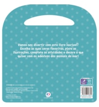 Livro Adesivos Animais do mar - Atividades e mais de 50 adesivos