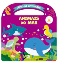 Livro Adesivos Animais do mar - Atividades e mais de 50 adesivos