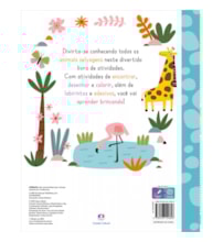 Livro Adesivos Animais selvagens