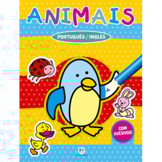Livro Adesivos Animals