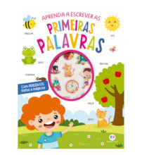 Livro Adesivos Aprenda a escrever as primeiras palavras