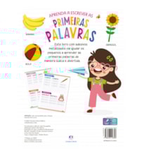 Livro Adesivos Aprenda a escrever as primeiras palavras
