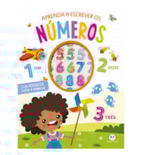 Livro Adesivos Aprenda a escrever os números