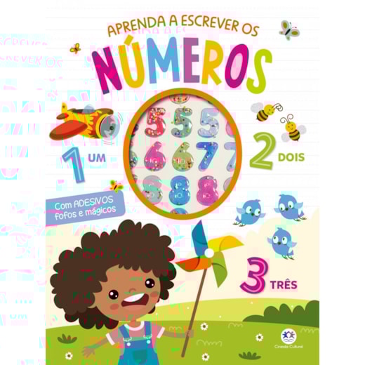 Livro Adesivos Aprenda a escrever os números