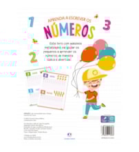 Livro Adesivos Aprenda a escrever os números
