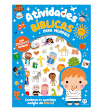 Livro Adesivos Atividades Bíblicas para Meninos