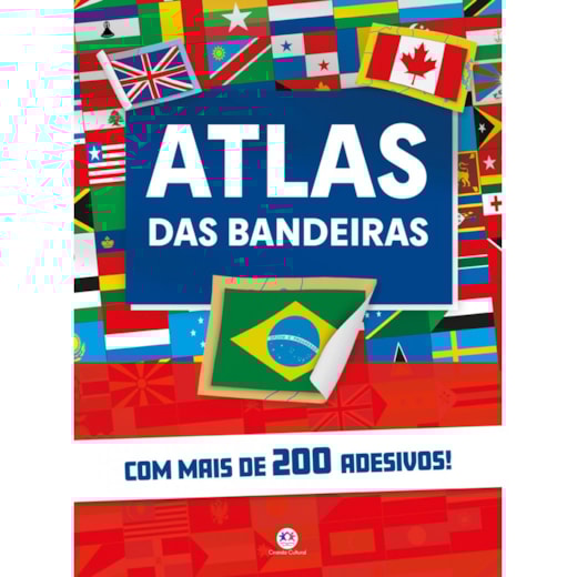 Livro Adesivos Atlas das bandeiras