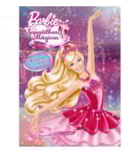 Livro Adesivos Barbie e as sapatilhas mágicas