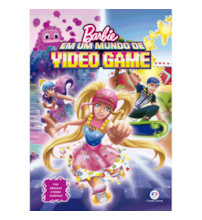 Livro Adesivos Barbie - Em um mundo de videogame Livro Adesivos Barbie - Em um mundo de videogame