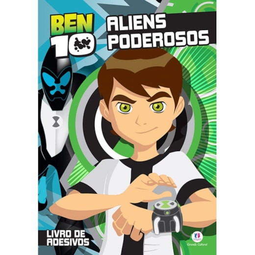 Livro Adesivos Ben 10 - Aliens poderosos