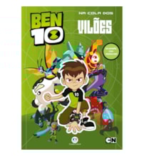 Livro Adesivos Ben 10 - Na cola dos vilões Livro Adesivos Ben 10 - Na cola dos vilões