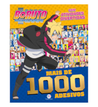 Livro Adesivos Boruto - Mais de 1000 adesivos