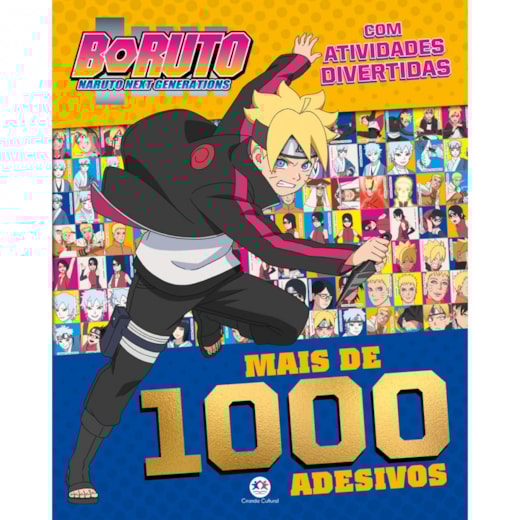 Livro Adesivos Boruto - Mais de 1000 adesivos