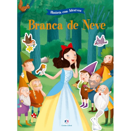 Livro Adesivos Branca de Neve