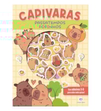 Livro Adesivos Capivaras - Passatempos fofinhos