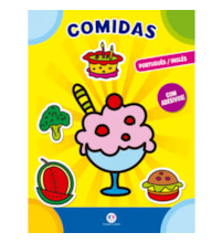 Livro Adesivos Comidas