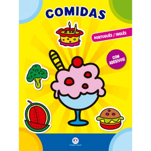 Livro Adesivos Comidas