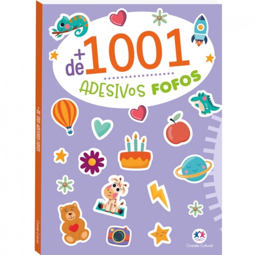 Livro Adesivos + de 1001 Adesivos Fofos Vol. 2