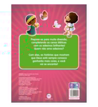 Livro Adesivos Deus e eu - Bíblia com adesivos brilhantes