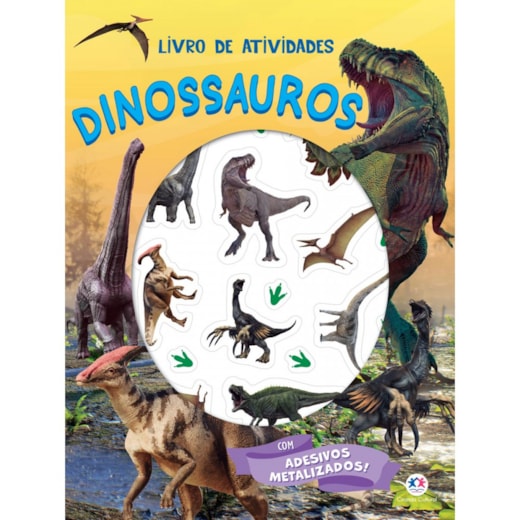 Livro Adesivos Dinossauro