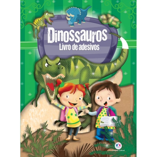 Livro Adesivos Dinossauros