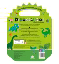 Livro Adesivos Dinossauros