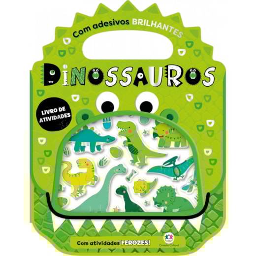 Livro Adesivos Dinossauros