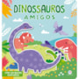 Livro Adesivos Dinossauros Amigos - Livro com adesivos reutilizáveis