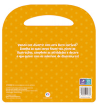 Livro Adesivos Dinossauros - Atividades e mais 50 adesivos