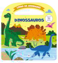 Livro Adesivos Dinossauros - Atividades e mais de 50 adesivos