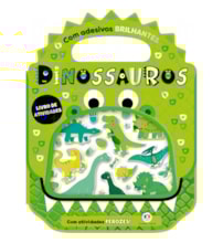 Livro Adesivos Dinossauros - Com Adesivos Brilhantes e Atividades Ferozes
