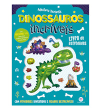 Livro Adesivos Dinossauros Incríveis