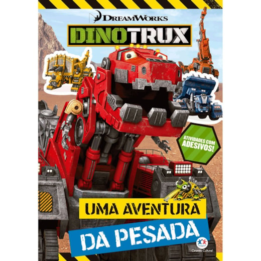 Livro Adesivos Dinotrux - Uma aventura da pesada