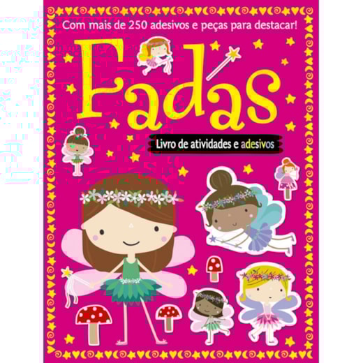 Livro Adesivos Fadas